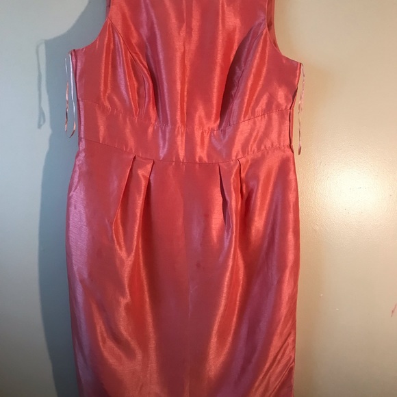 Cb rsvp Coral Orange sleeveless dress plus size14 - Picture 4 of 5